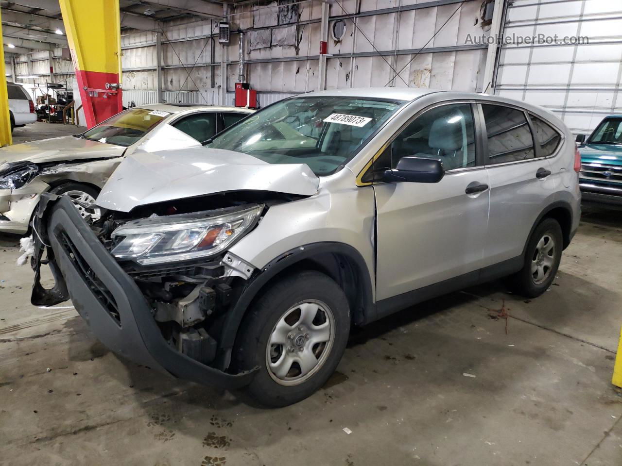 2016 Honda Cr-v Lx Silver vin: 2HKRM4H35GH643751