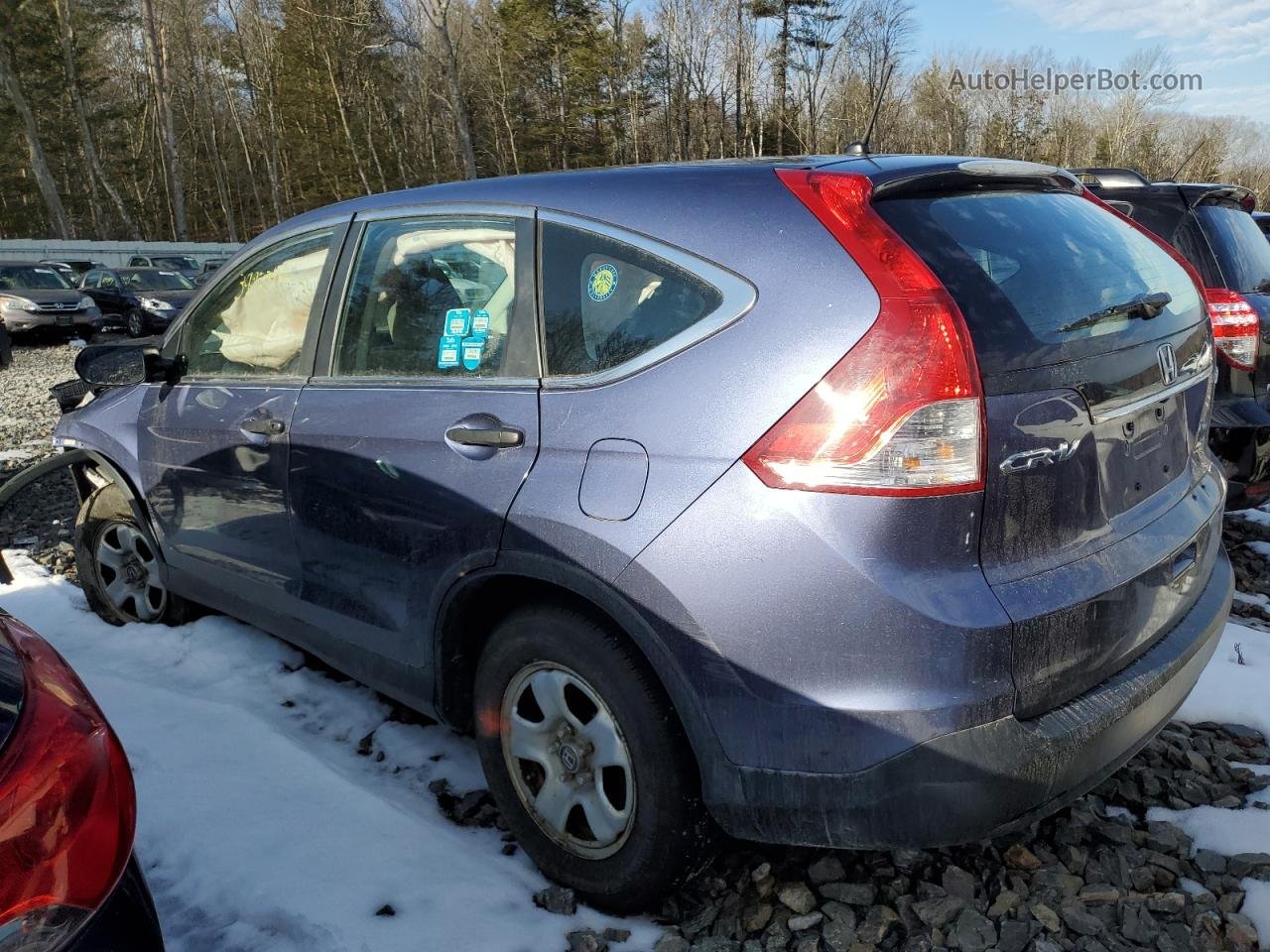 2013 Honda Cr-v Lx Синий vin: 2HKRM4H36DH605893