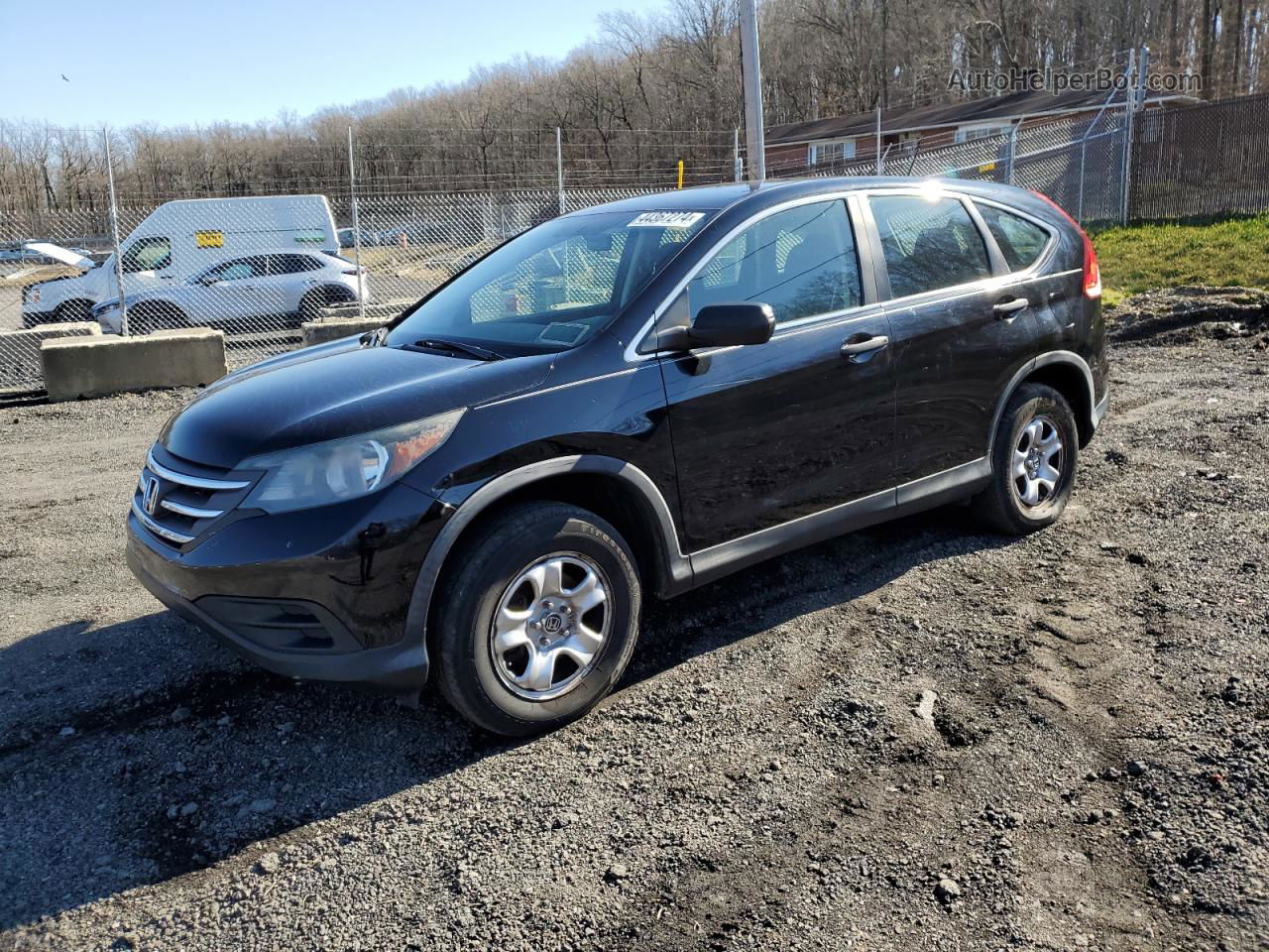 2013 Honda Cr-v Lx Black vin: 2HKRM4H36DH636187