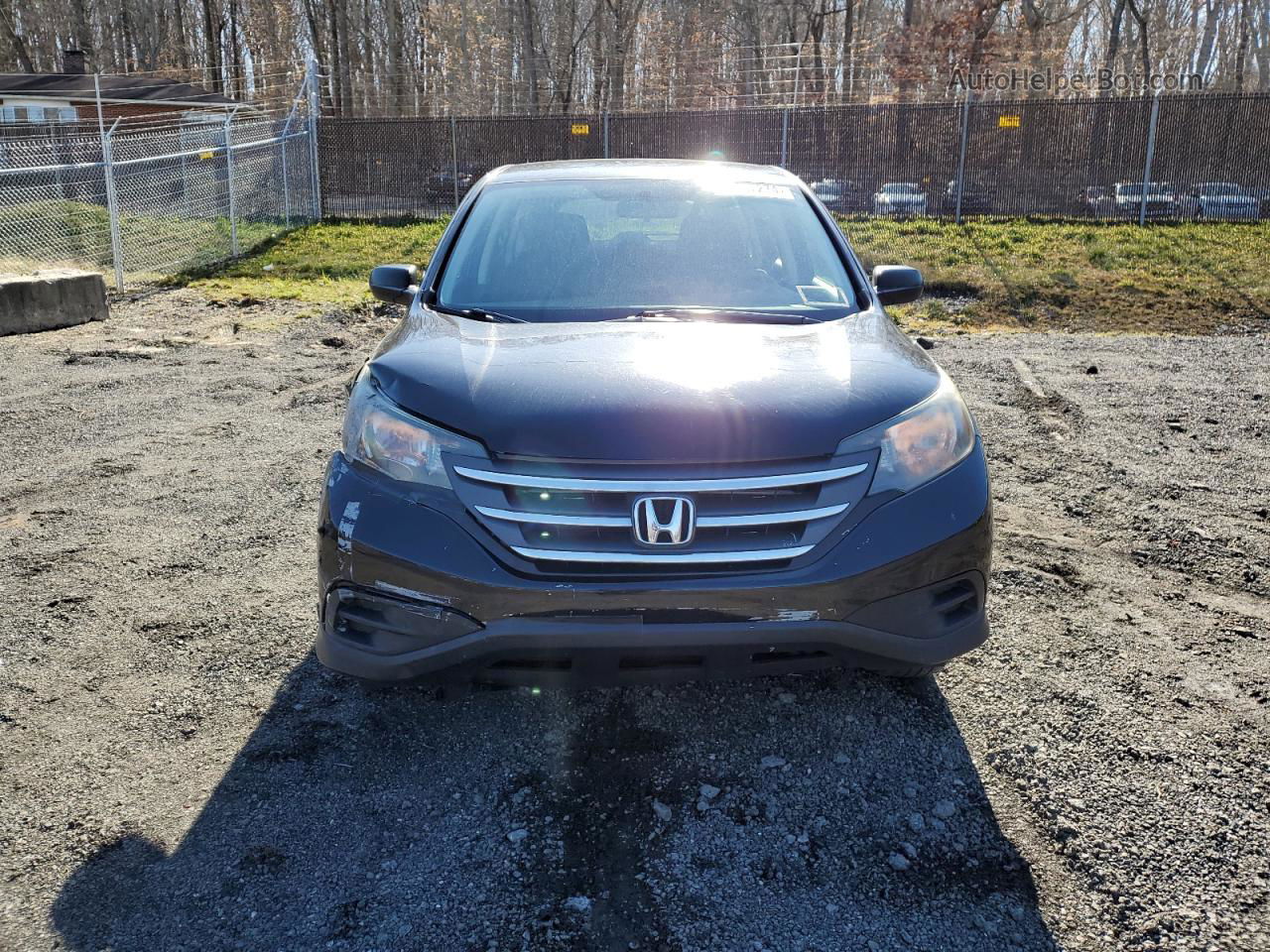 2013 Honda Cr-v Lx Black vin: 2HKRM4H36DH636187