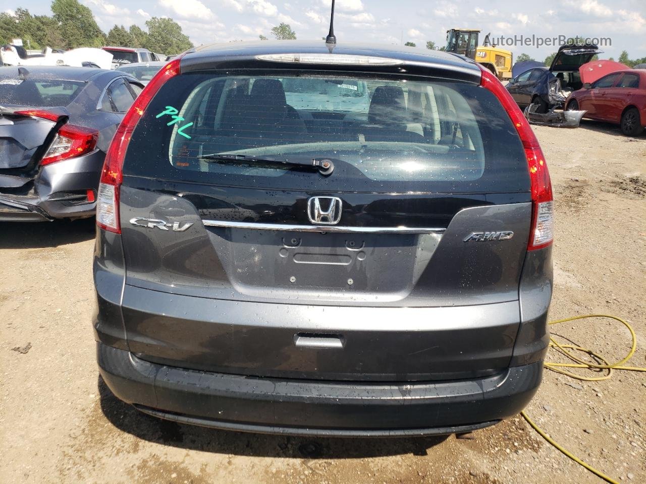 2013 Honda Cr-v Lx Gray vin: 2HKRM4H36DH641986