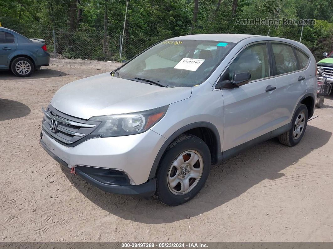 2013 Honda Cr-v Lx Silver vin: 2HKRM4H36DH680934