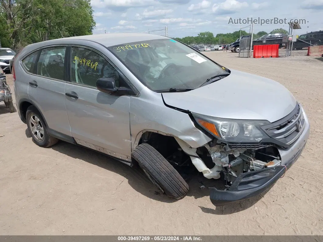 2013 Honda Cr-v Lx Silver vin: 2HKRM4H36DH680934