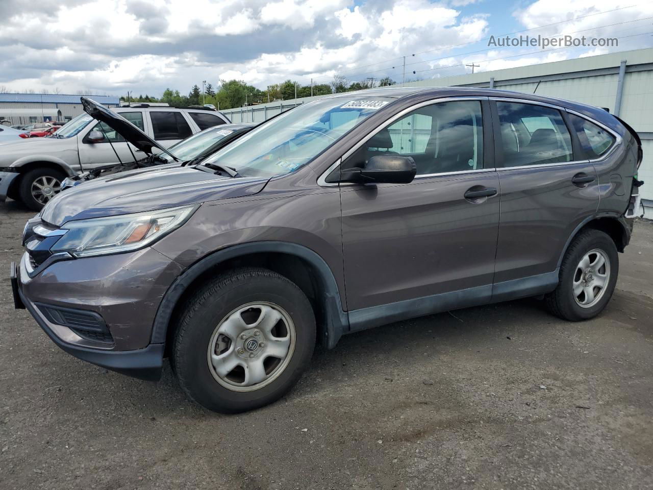 2015 Honda Cr-v Lx Коричневый vin: 2HKRM4H36FH685019