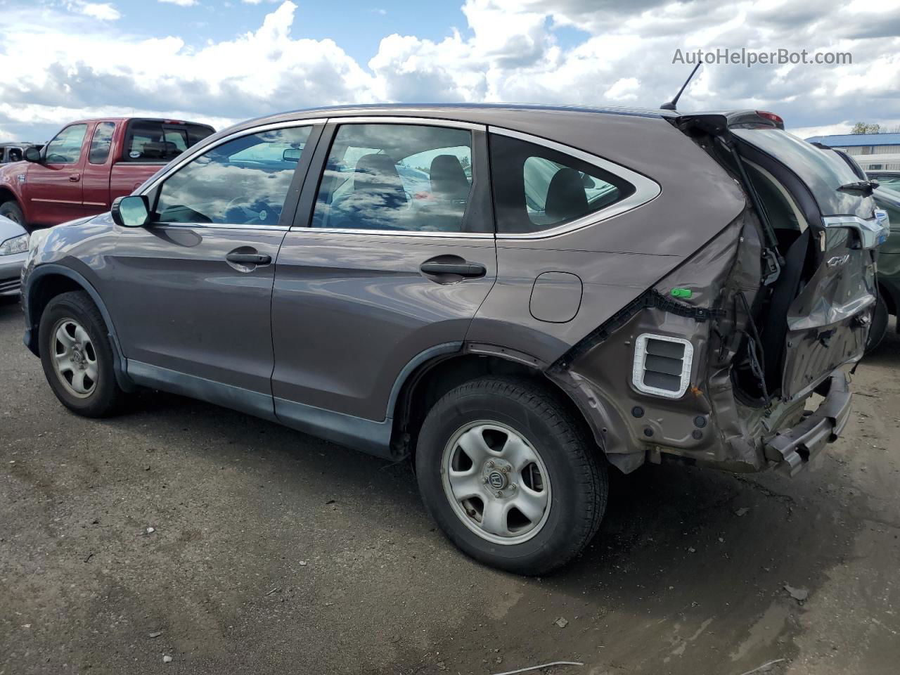 2015 Honda Cr-v Lx Brown vin: 2HKRM4H36FH685019