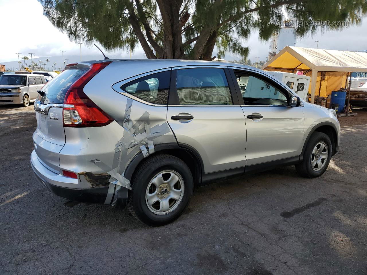 2016 Honda Cr-v Lx Silver vin: 2HKRM4H36GH668867