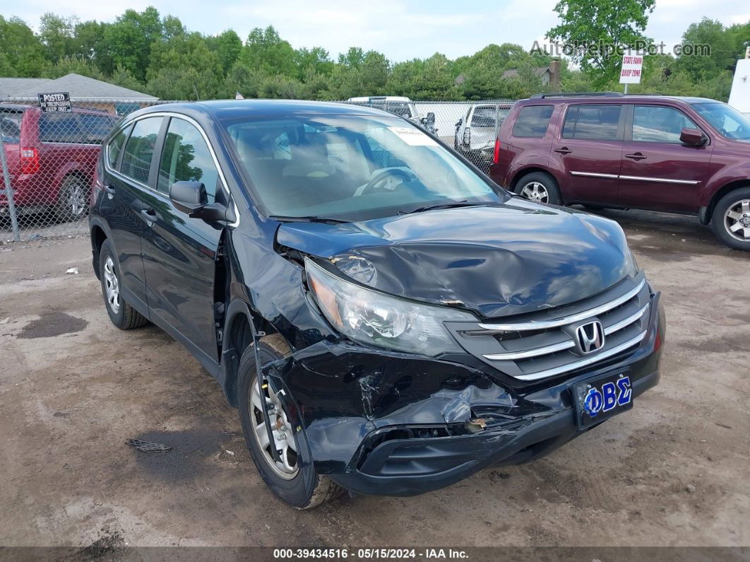 2013 Honda Cr-v Lx Black vin: 2HKRM4H37DH600167