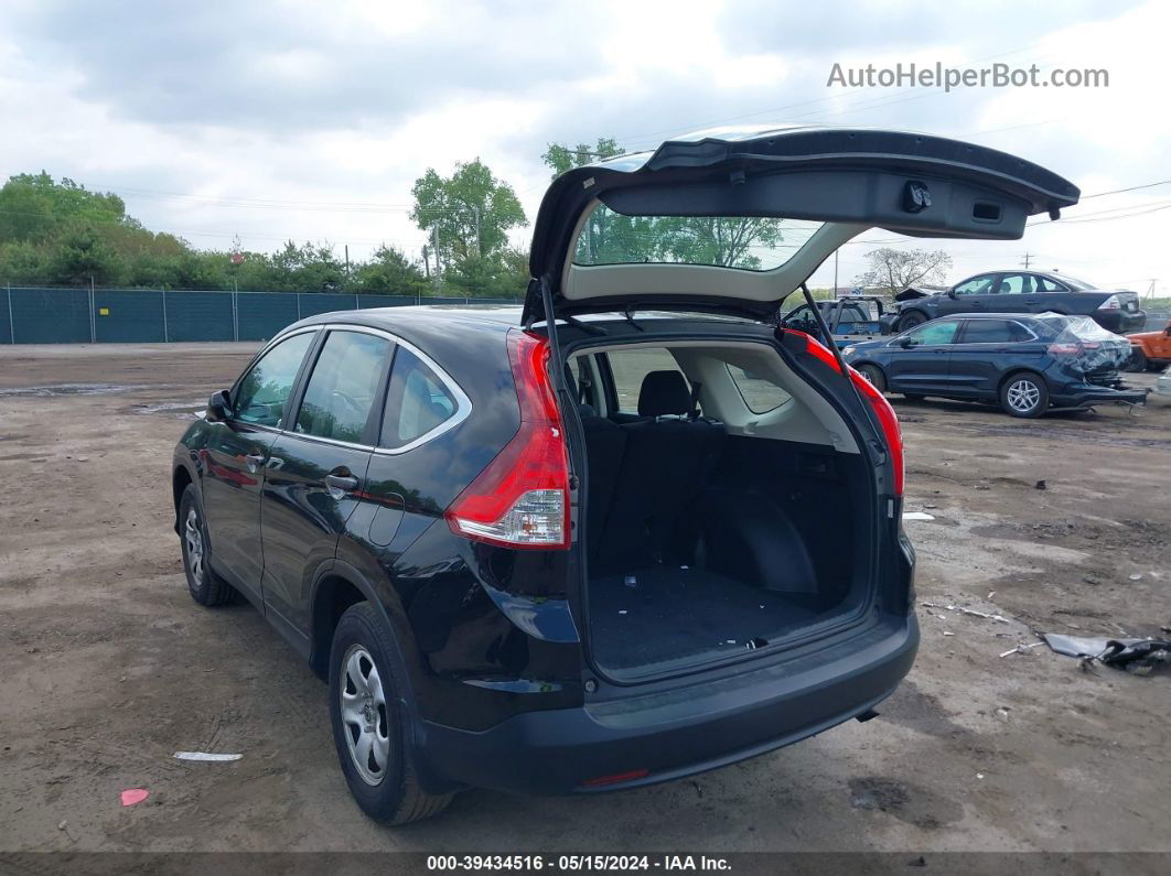 2013 Honda Cr-v Lx Black vin: 2HKRM4H37DH600167