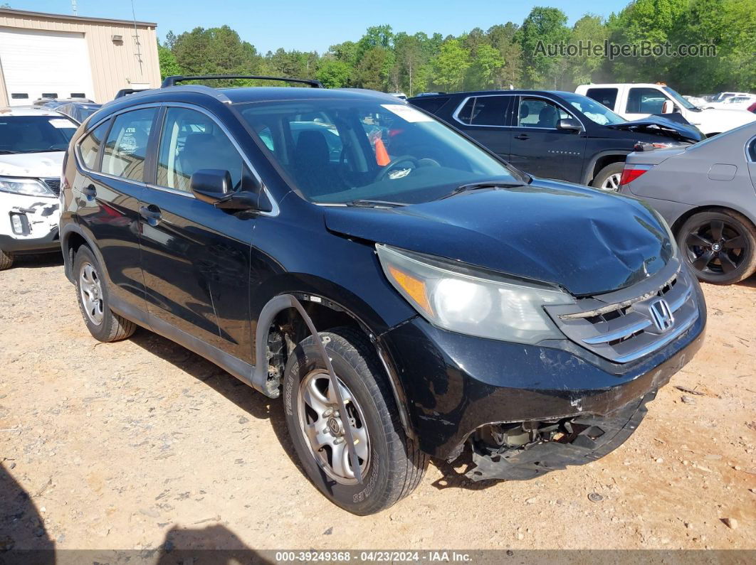 2013 Honda Cr-v Lx Black vin: 2HKRM4H37DH614103