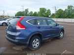 2013 Honda Cr-v Lx Blue vin: 2HKRM4H37DH636649