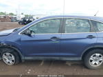 2013 Honda Cr-v Lx Blue vin: 2HKRM4H37DH636649