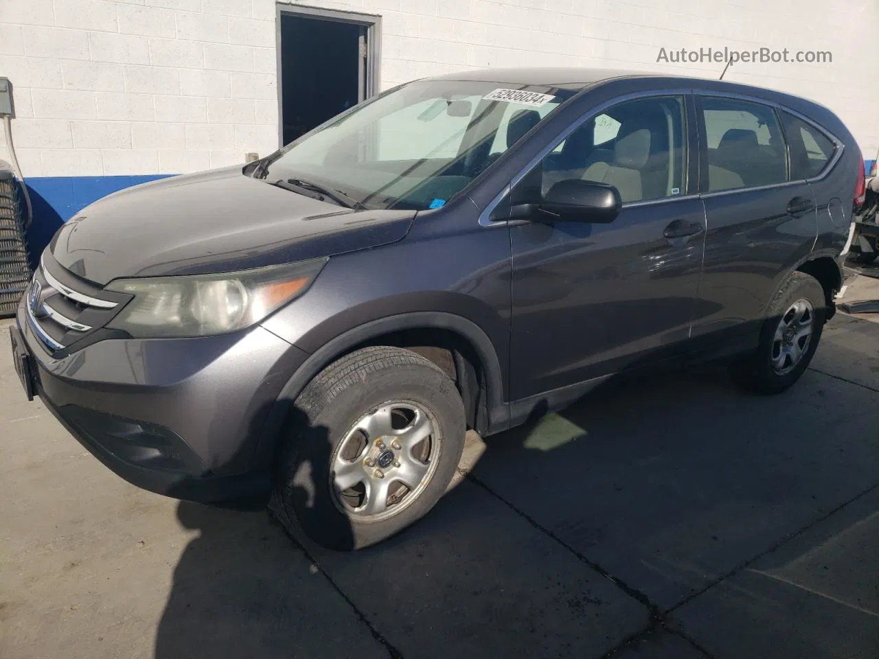 2013 Honda Cr-v Lx Charcoal vin: 2HKRM4H37DH638501