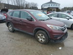 2015 Honda Cr-v Lx Maroon vin: 2HKRM4H37FH606795