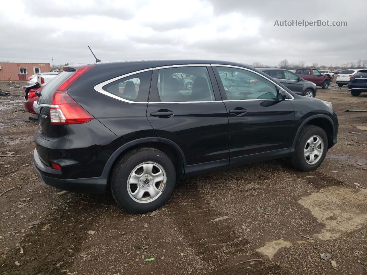 2016 Honda Cr-v Lx Black vin: 2HKRM4H37GH610248