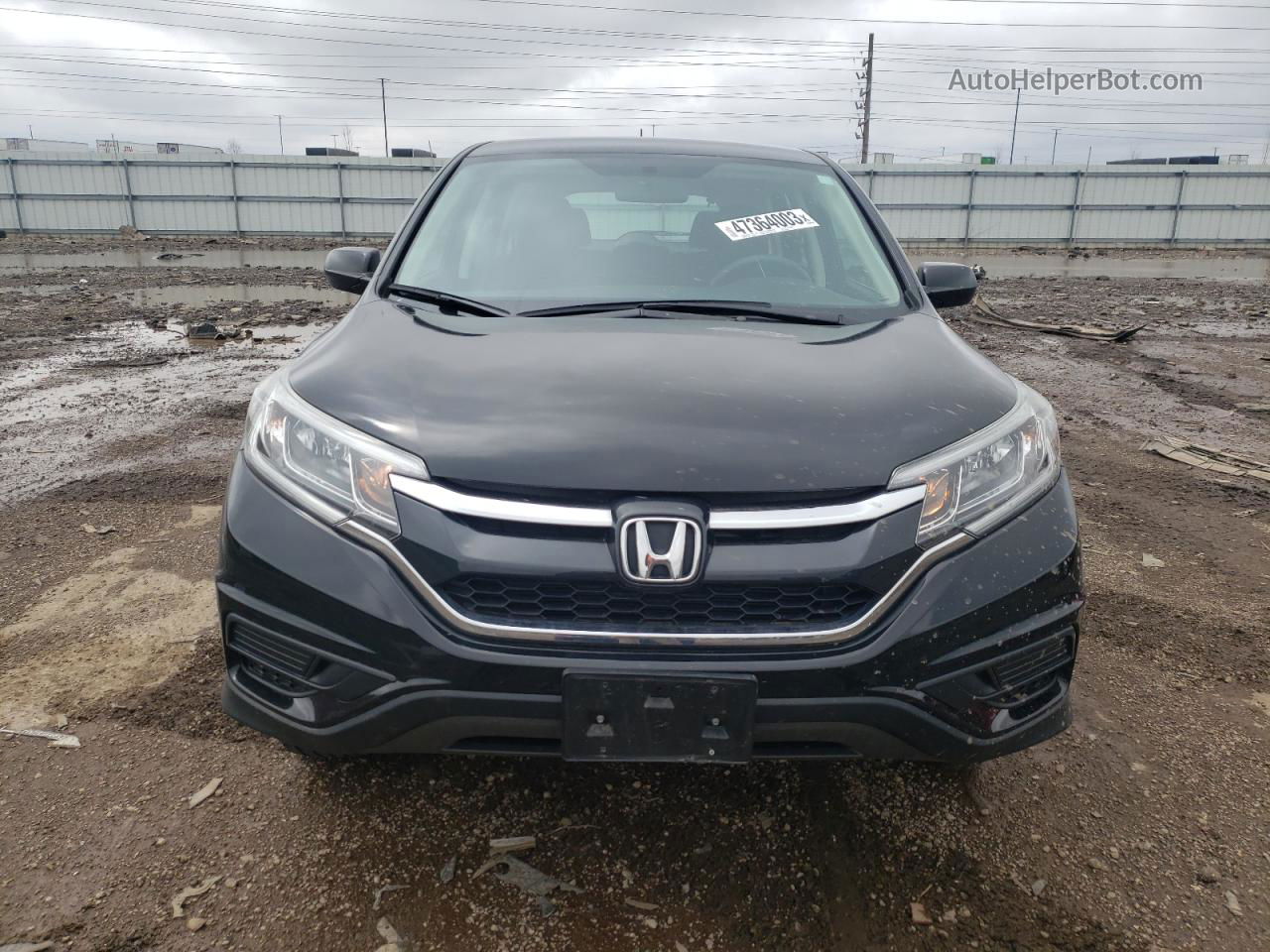 2016 Honda Cr-v Lx Черный vin: 2HKRM4H37GH610248