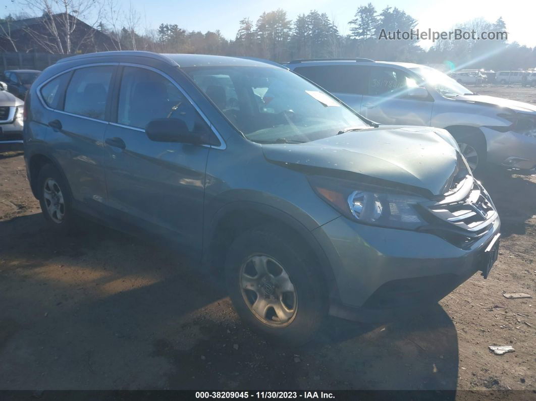 2012 Honda Cr-v Lx Blue vin: 2HKRM4H38CH621009