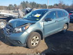 2012 Honda Cr-v Lx Blue vin: 2HKRM4H38CH621009