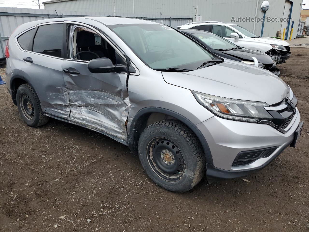 2016 Honda Cr-v Lx Silver vin: 2HKRM4H38GH134088