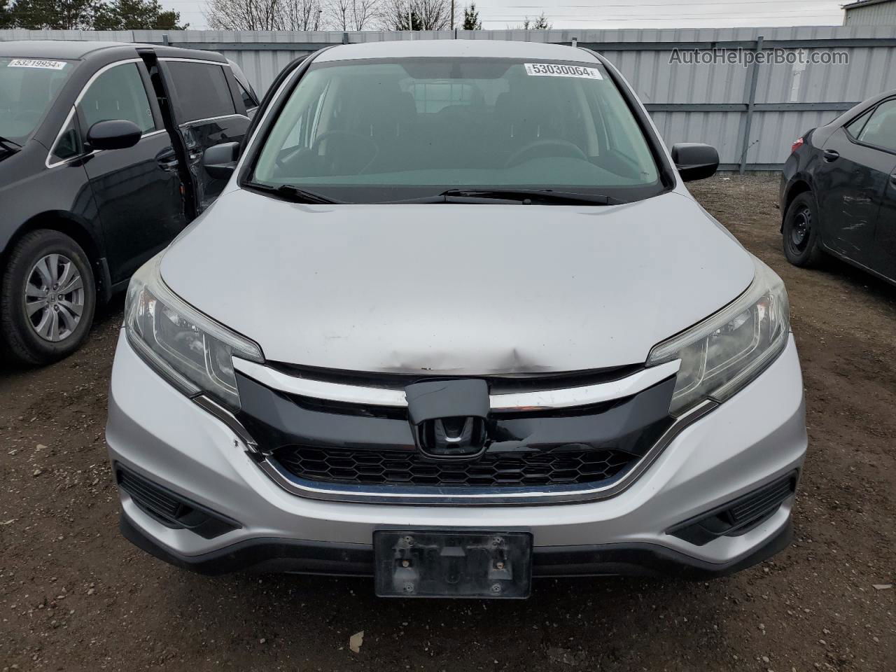 2016 Honda Cr-v Lx Silver vin: 2HKRM4H38GH134088