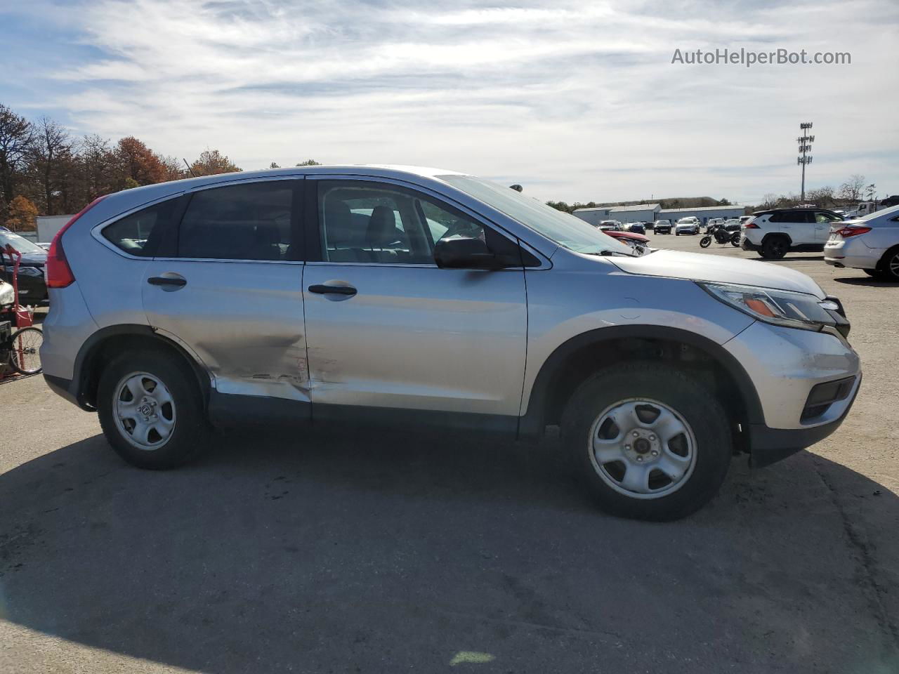 2016 Honda Cr-v Lx Silver vin: 2HKRM4H38GH616382