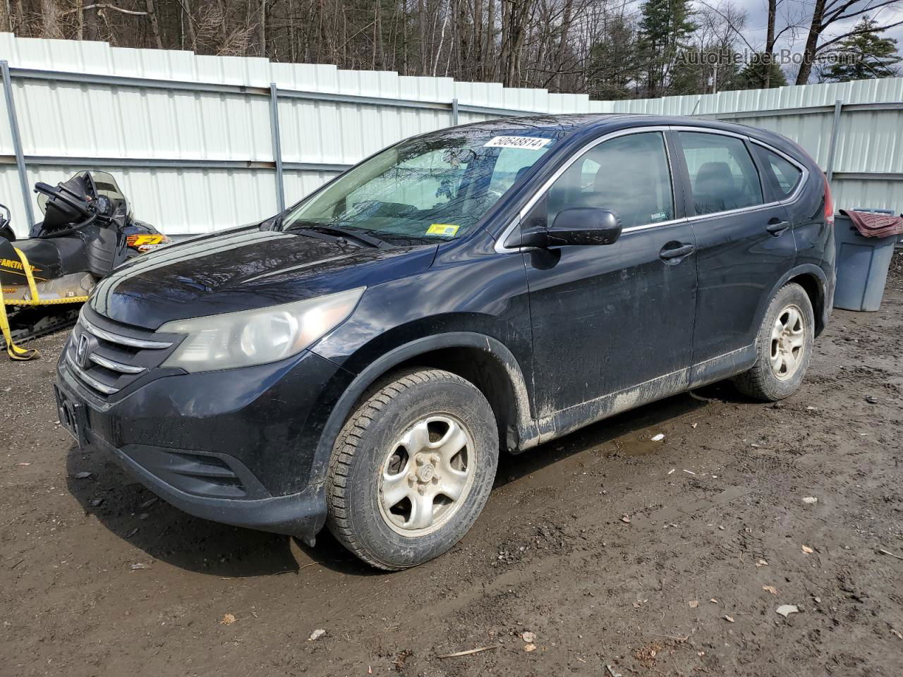 2012 Honda Cr-v Lx Черный vin: 2HKRM4H39CH629345