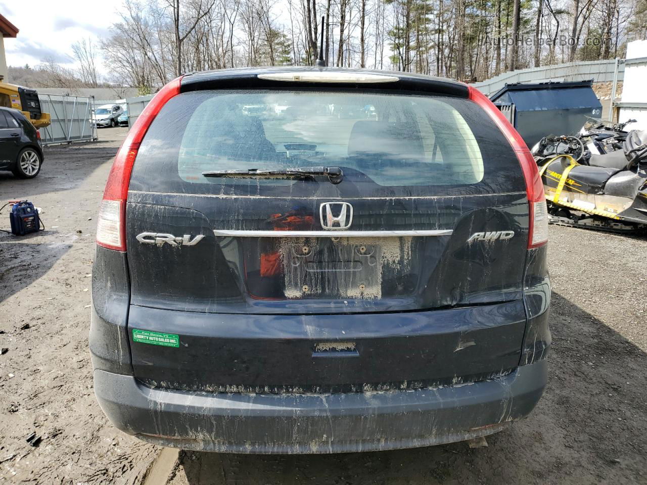 2012 Honda Cr-v Lx Черный vin: 2HKRM4H39CH629345