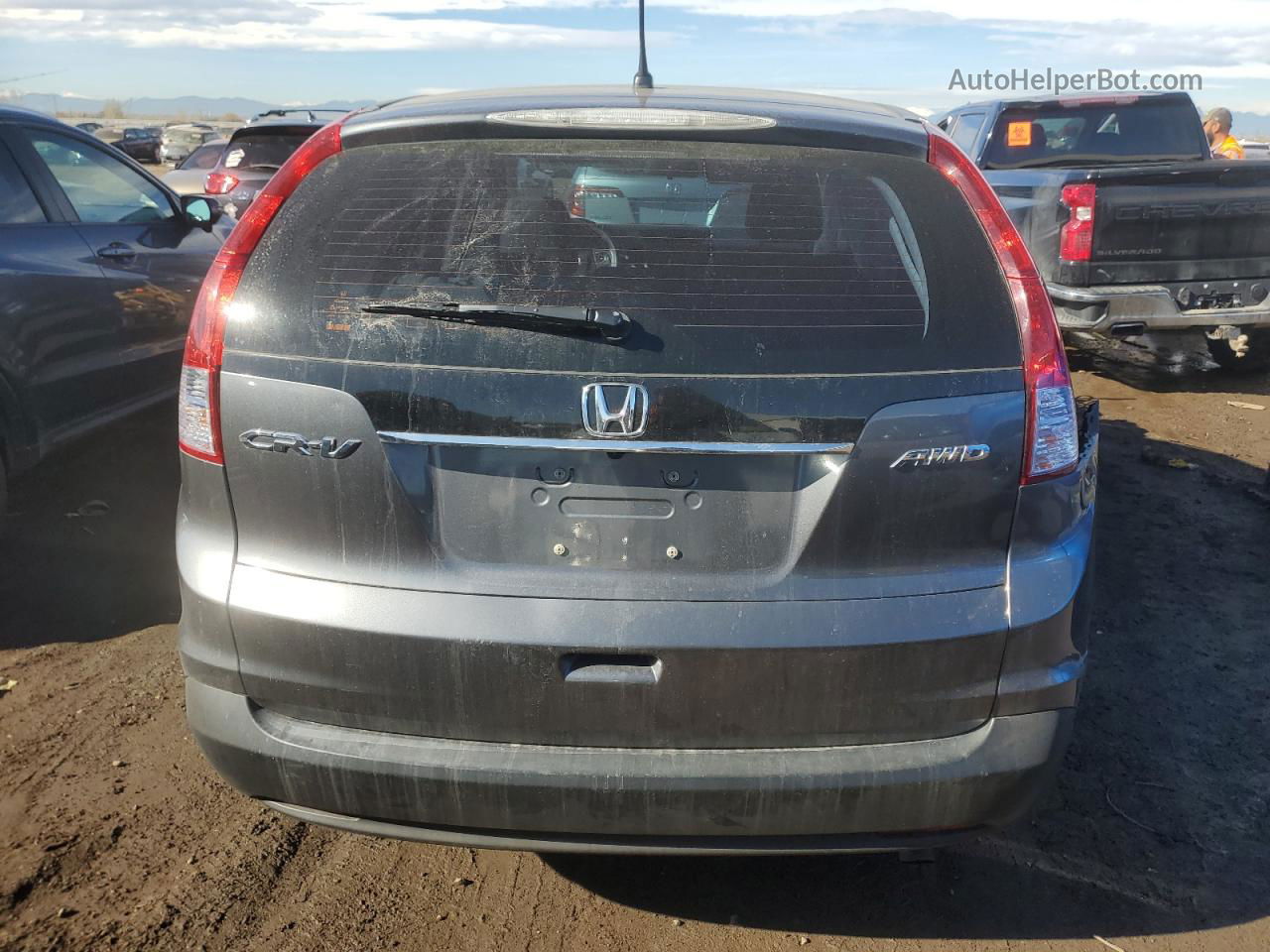 2013 Honda Cr-v Lx Gray vin: 2HKRM4H39DH627161