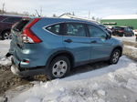 2015 Honda Cr-v Lx Blue vin: 2HKRM4H39FH610718