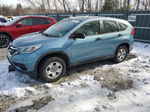 2015 Honda Cr-v Lx Blue vin: 2HKRM4H39FH610718