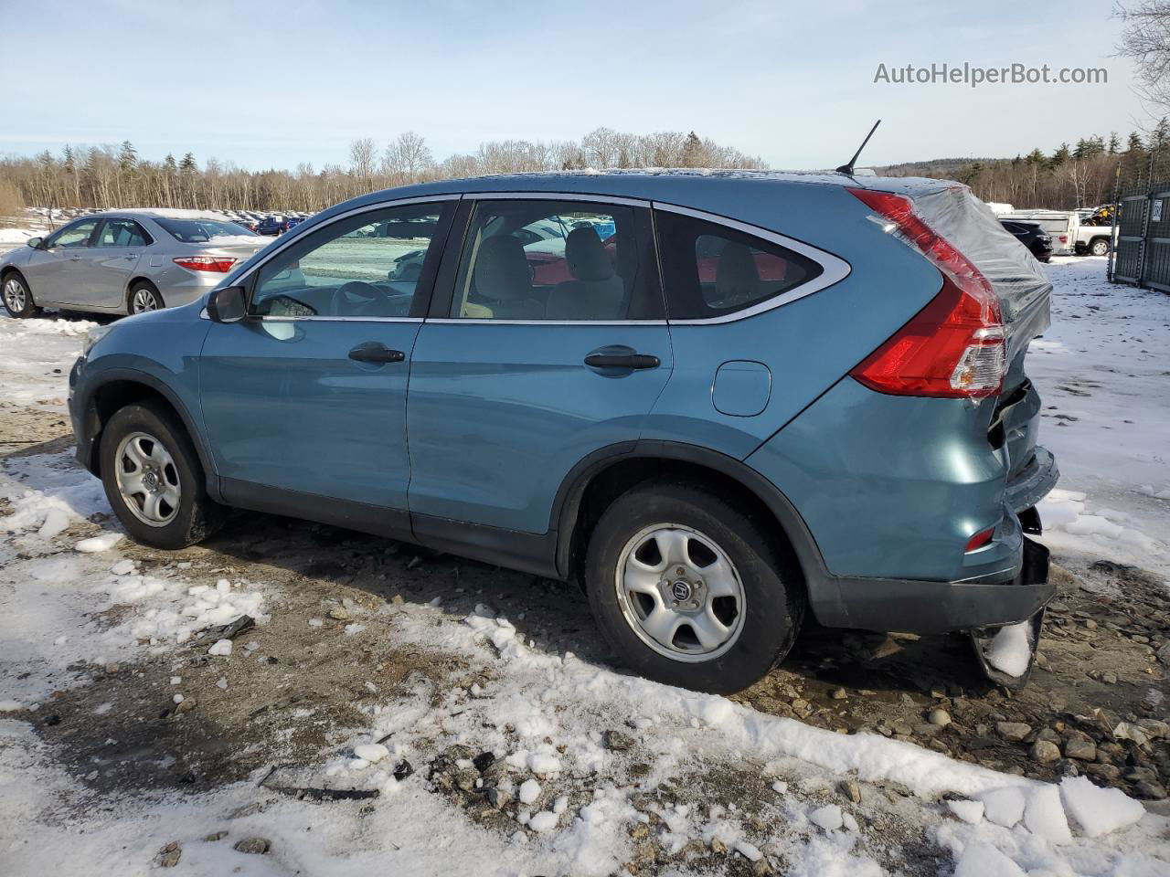 2015 Honda Cr-v Lx Blue vin: 2HKRM4H39FH610718