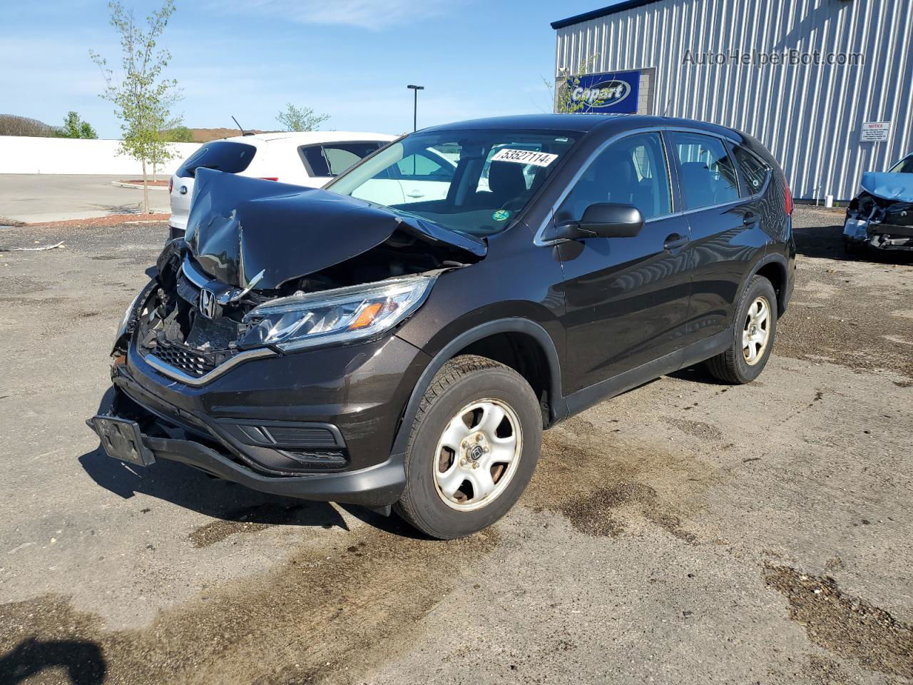 2015 Honda Cr-v Lx Black vin: 2HKRM4H39FH622559