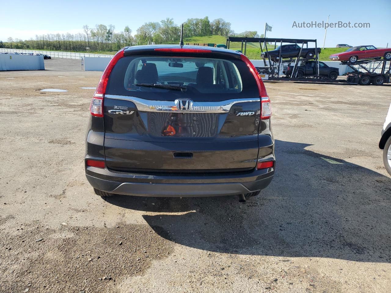 2015 Honda Cr-v Lx Black vin: 2HKRM4H39FH622559