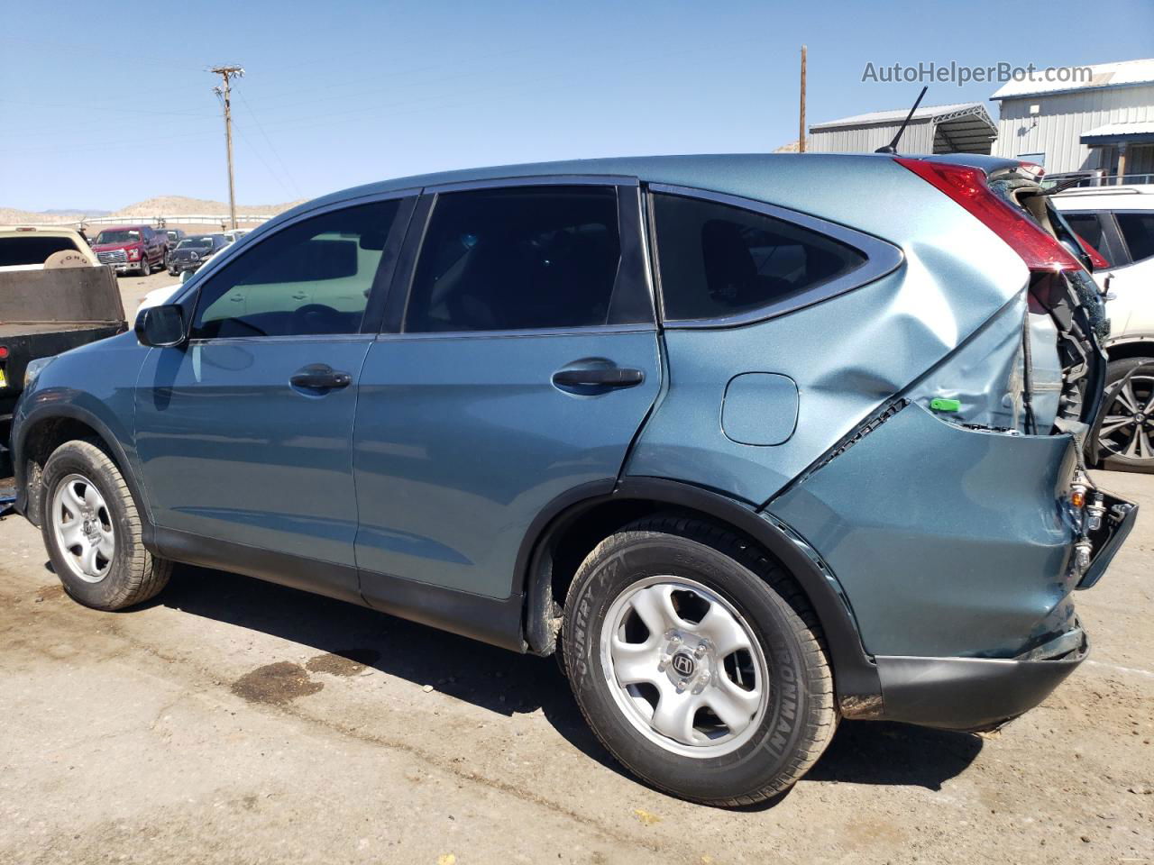 2015 Honda Cr-v Lx Teal vin: 2HKRM4H39FH640835