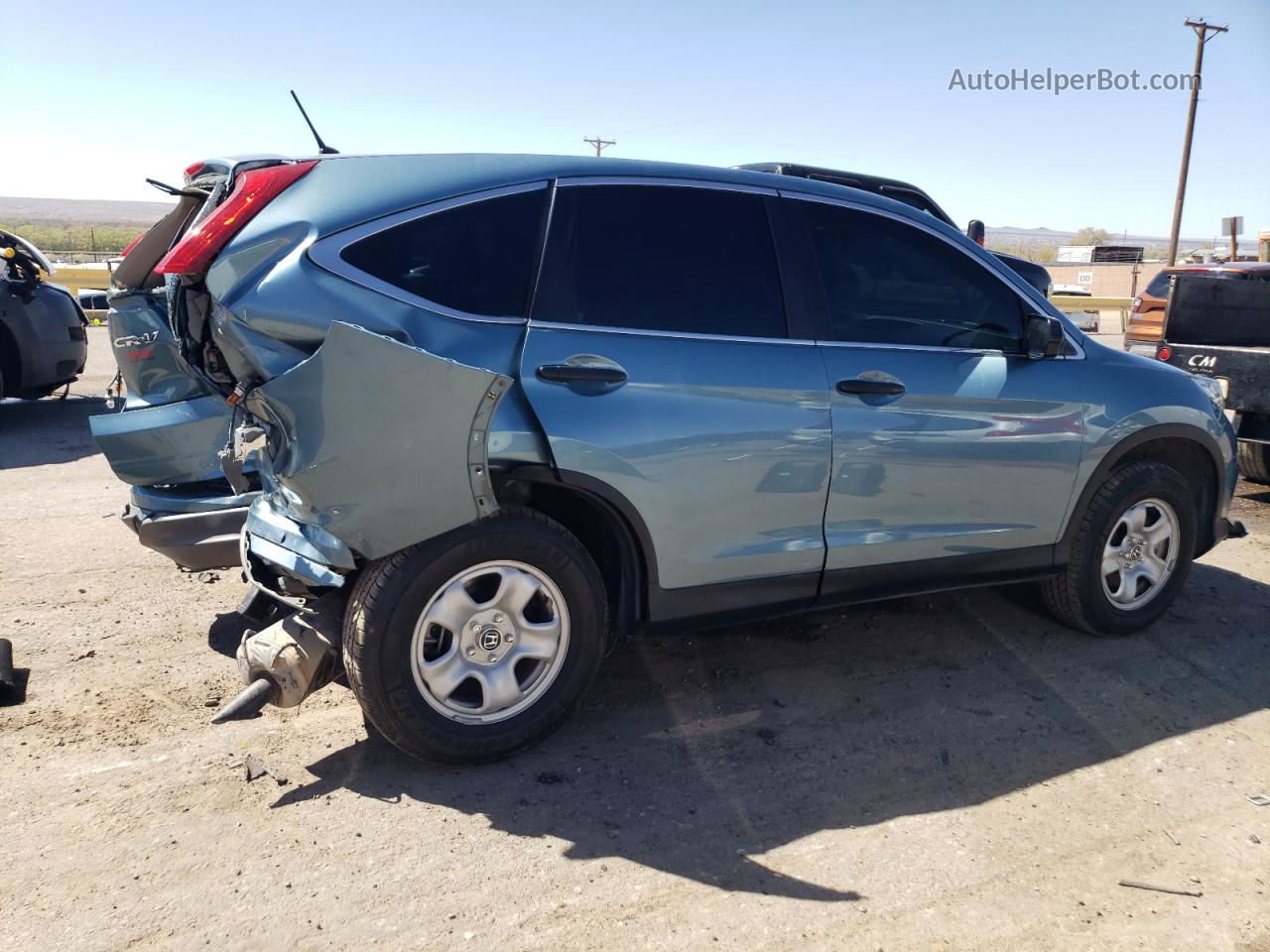 2015 Honda Cr-v Lx Teal vin: 2HKRM4H39FH640835