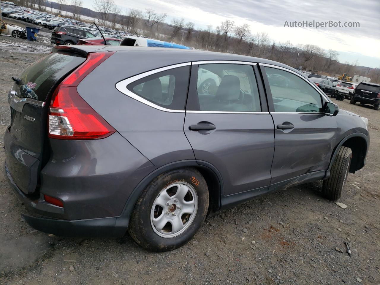 2016 Honda Cr-v Lx Silver vin: 2HKRM4H39GH654929