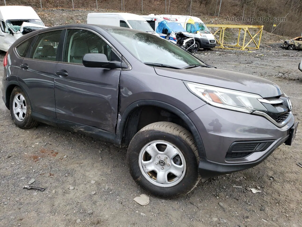 2016 Honda Cr-v Lx Silver vin: 2HKRM4H39GH654929