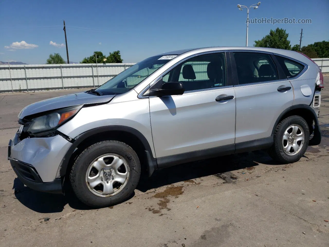 2012 Honda Cr-v Lx Silver vin: 2HKRM4H3XCH619875