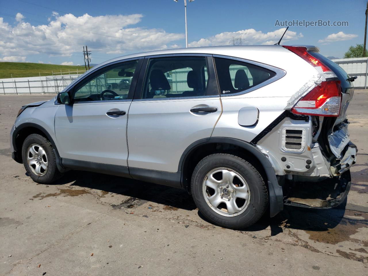 2012 Honda Cr-v Lx Silver vin: 2HKRM4H3XCH619875