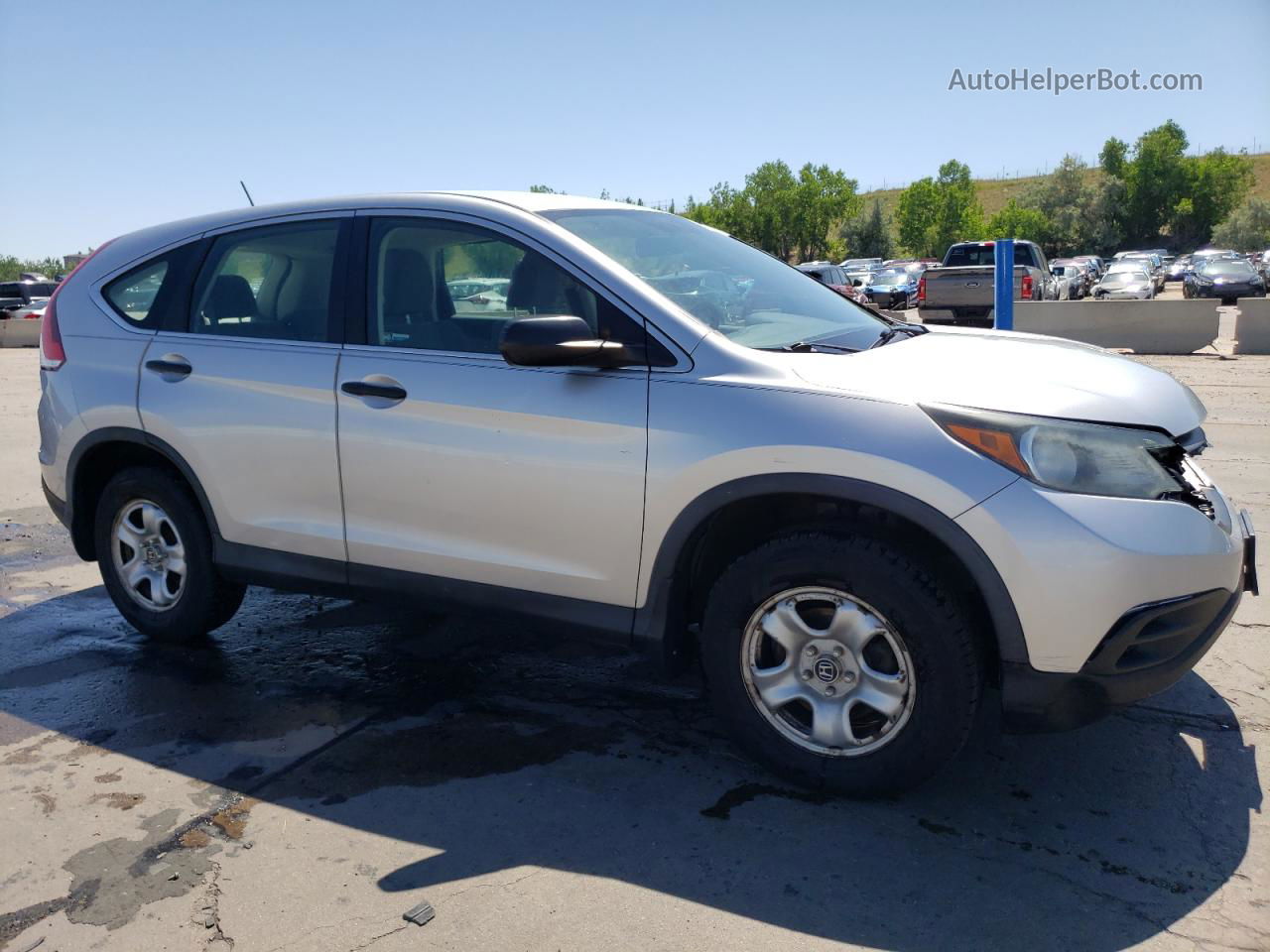 2012 Honda Cr-v Lx Silver vin: 2HKRM4H3XCH619875