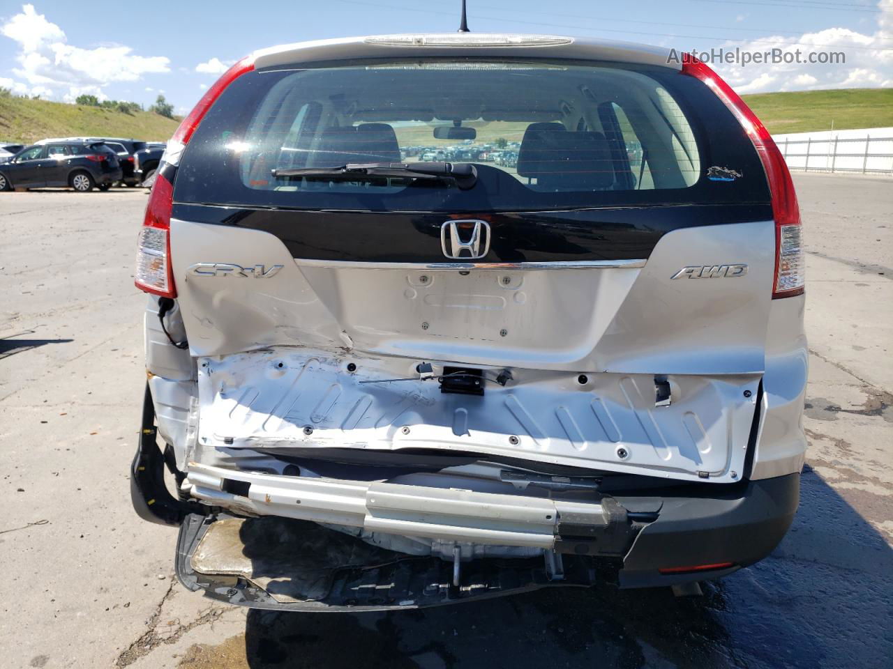 2012 Honda Cr-v Lx Silver vin: 2HKRM4H3XCH619875