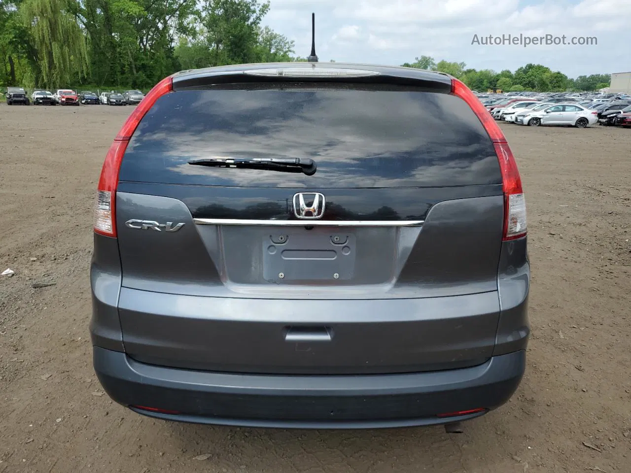 2013 Honda Cr-v Lx Gray vin: 2HKRM4H3XDH621756