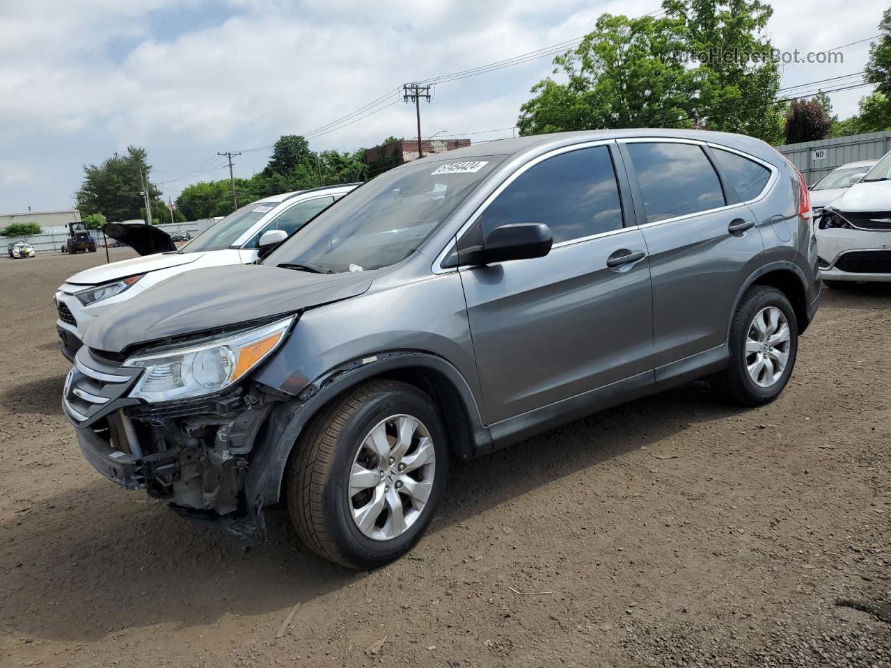 2013 Honda Cr-v Lx Серый vin: 2HKRM4H3XDH621756