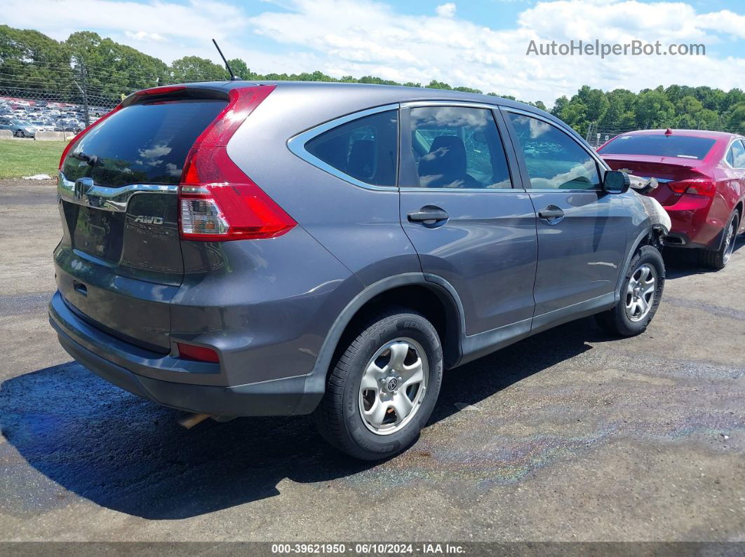 2016 Honda Cr-v Lx Серый vin: 2HKRM4H3XGH638447