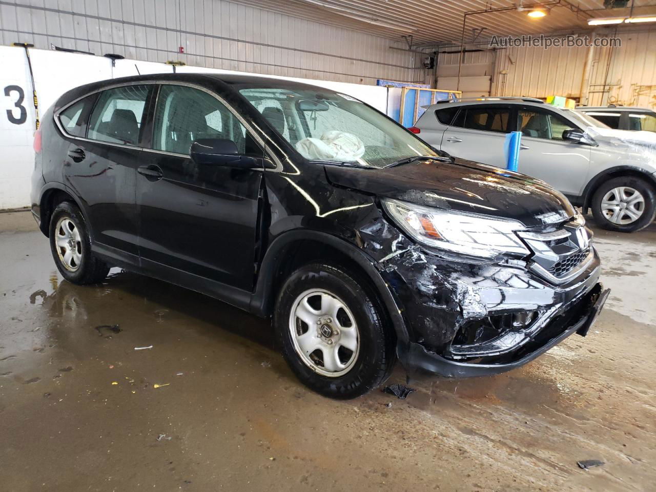 2016 Honda Cr-v Lx Black vin: 2HKRM4H3XGH670332