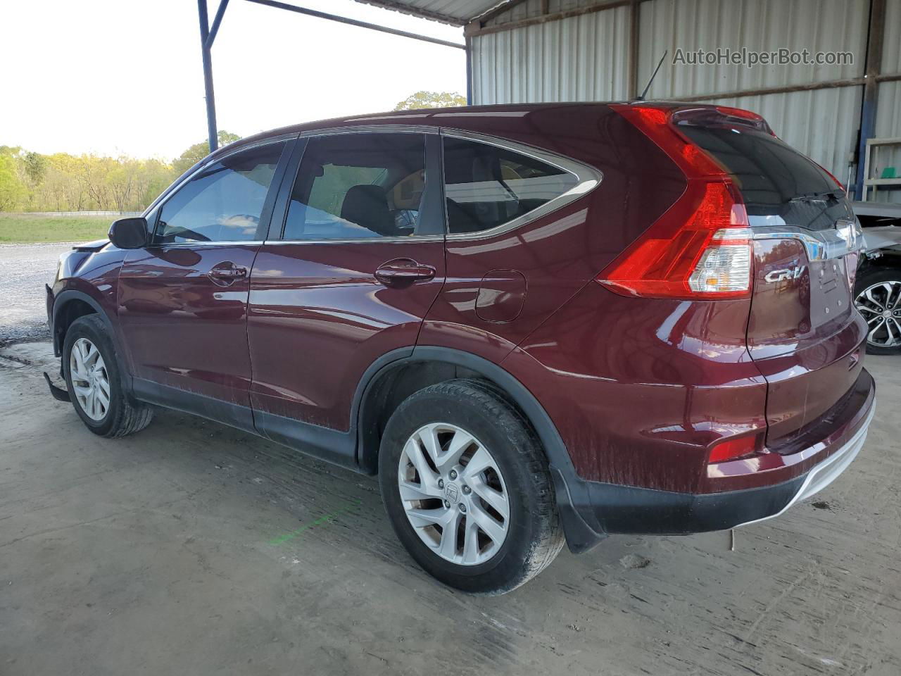 2015 Honda Cr-v Se Burgundy vin: 2HKRM4H41FH119312