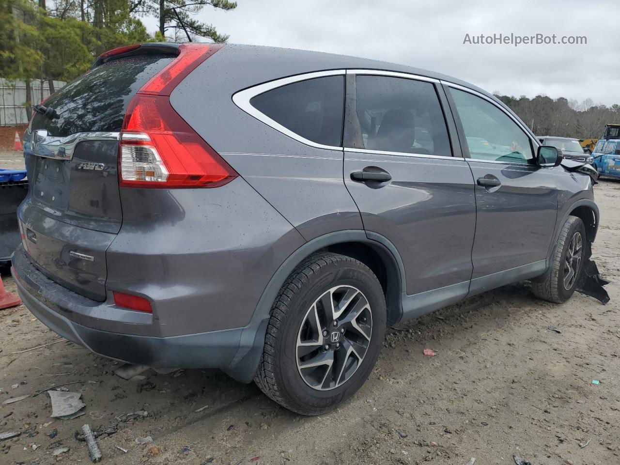 2016 Honda Cr-v Se Gray vin: 2HKRM4H42GH650746