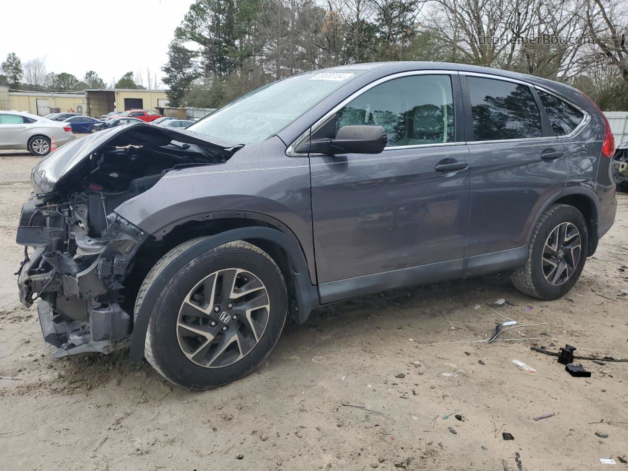 2016 Honda Cr-v Se Gray vin: 2HKRM4H42GH650746