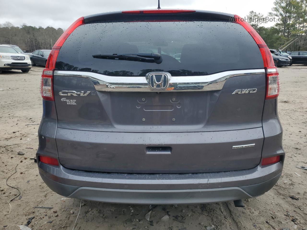 2016 Honda Cr-v Se Gray vin: 2HKRM4H42GH650746