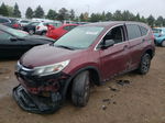 2016 Honda Cr-v Se Maroon vin: 2HKRM4H42GH679437