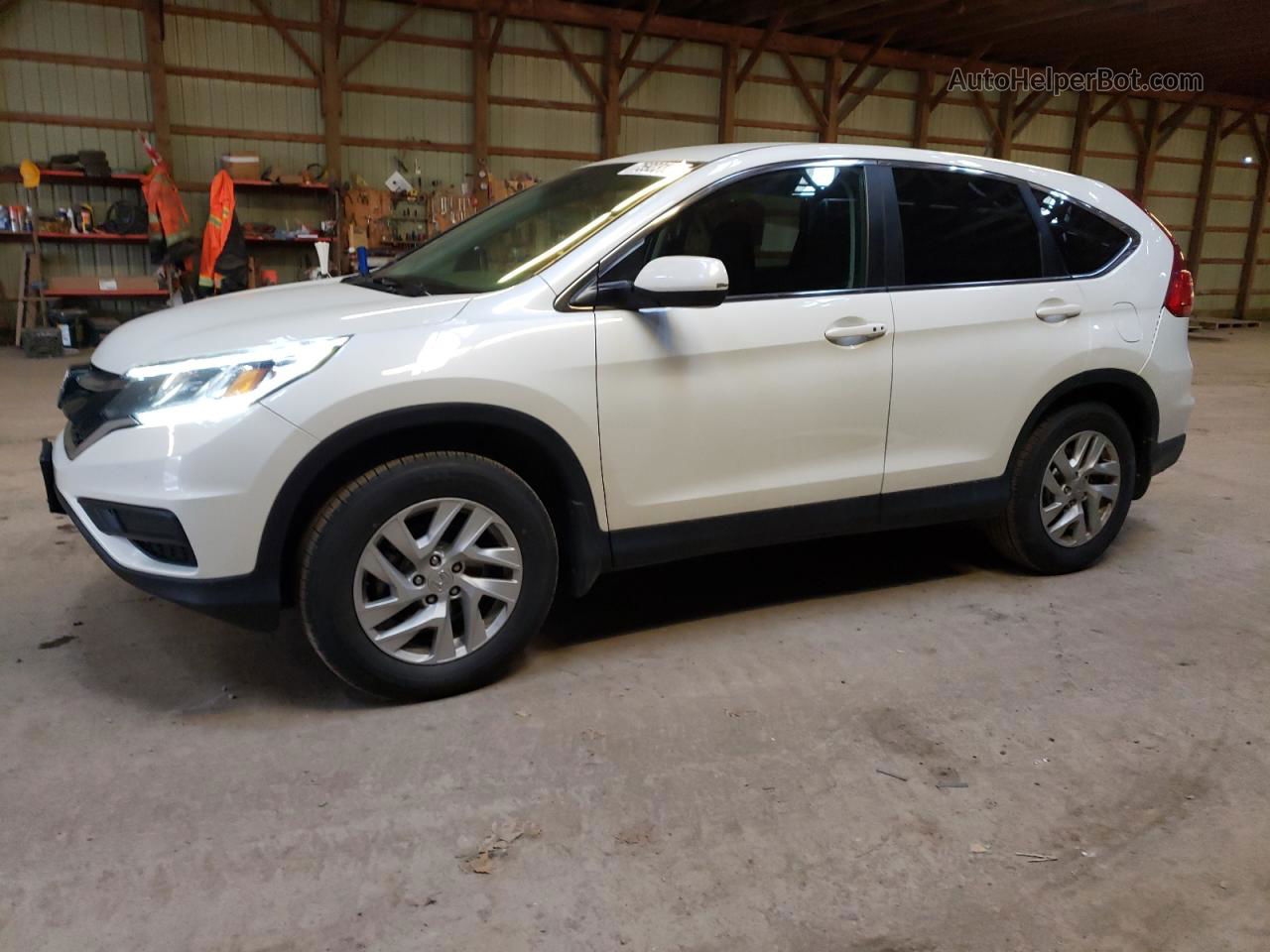 2015 Honda Cr-v Se White vin: 2HKRM4H44FH100446